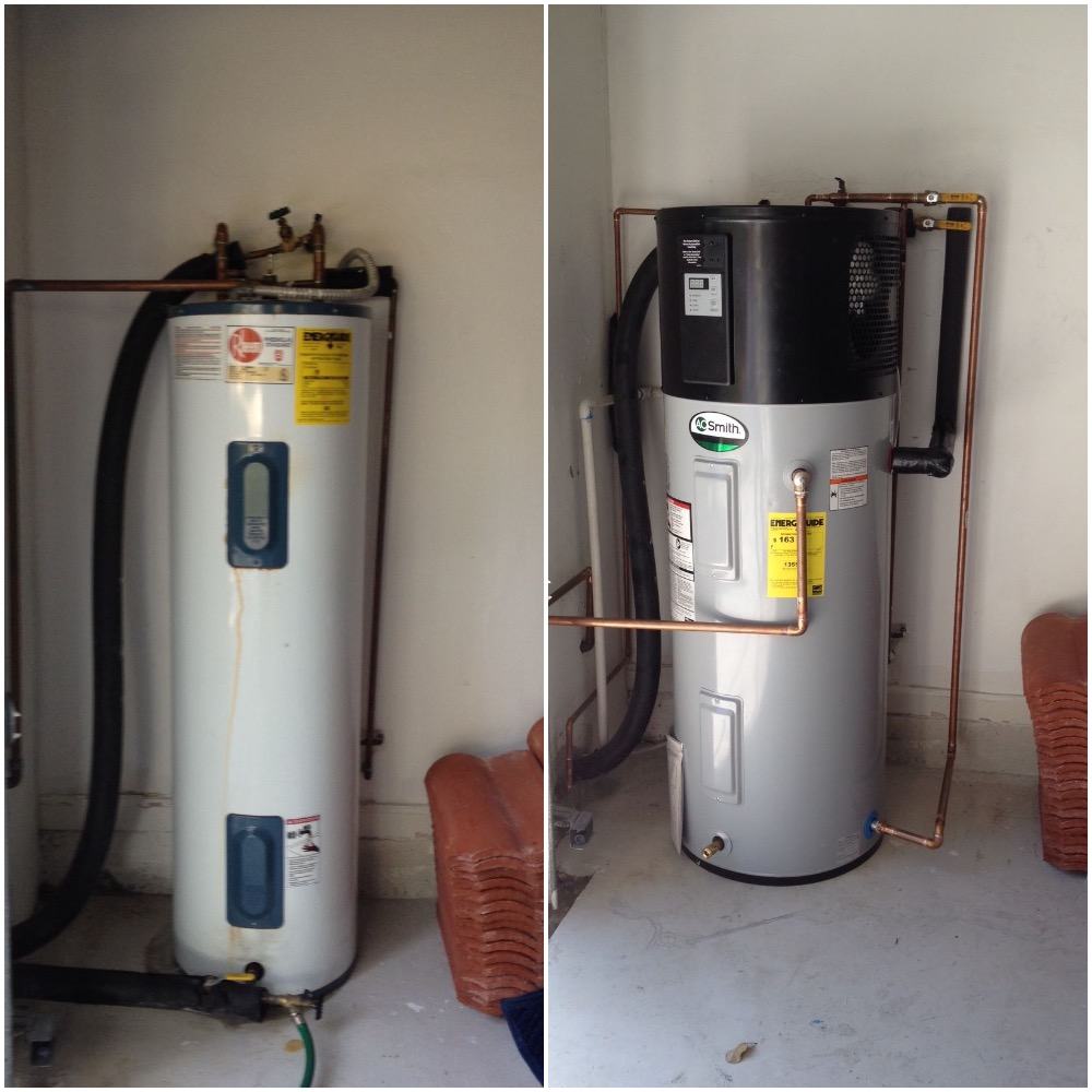 Water heater installation by Legendary Service